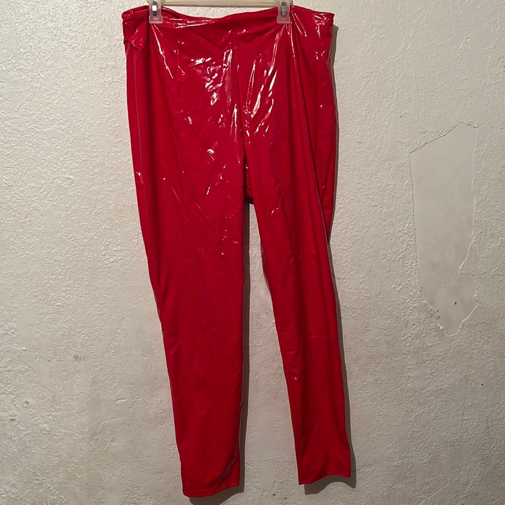 Size X-Large-great condition-good material-Bright red-NEVER WORN
